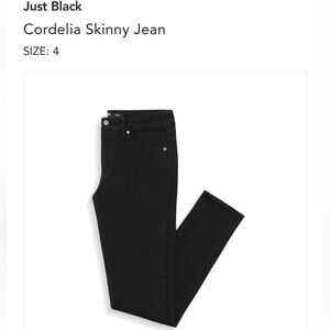 JUST BLACK skinny Jean​​​​​​​​​​​​​​​​​
